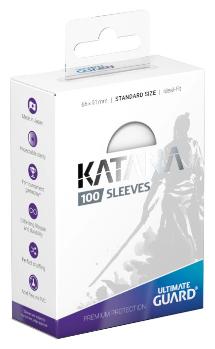 Katana Sleeves (100pcs) — card sleeves packaging