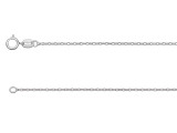 Sterling Silver Chain 1.25mm Thick Trace Type