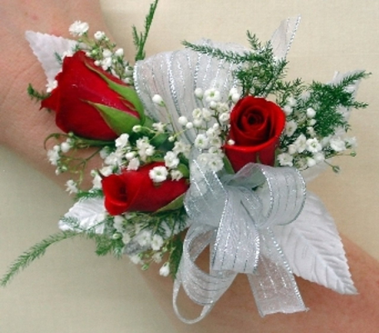 christmas wrist corsage