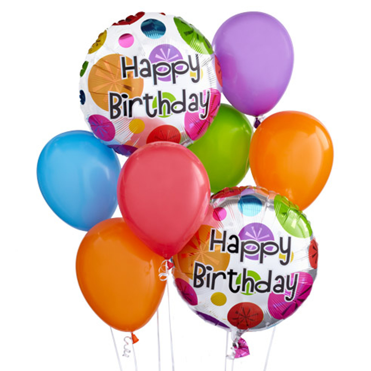 Happy Birthday Mylar Balloon Bouquet/ Best florist & balloons in ...