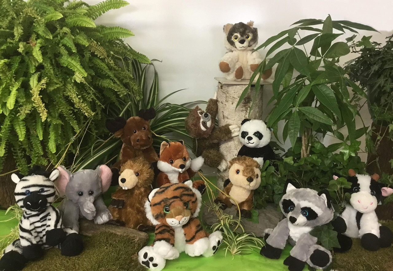 jungle plush animals