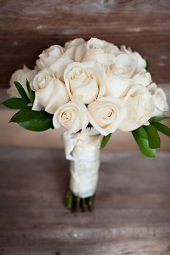 Antique White Rose Bouquet