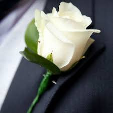 White Rose Boutonniere