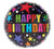 Happy Birthday Mylar Balloon.