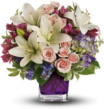 Chappell's Flower bouquet by the Stem Wrapped Spring Selection with bow