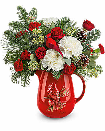 Scarlet Cardinal Bouquet - Chappell's Florist