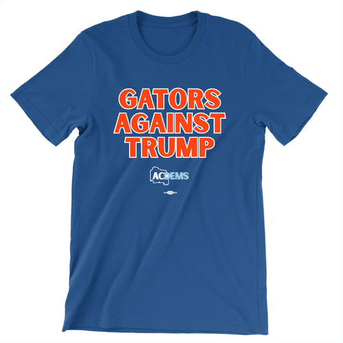 Gators Against Trump (Royal Blue Tee)