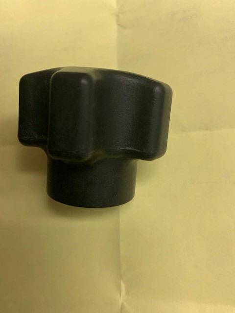 Chute Support Knob Assembly model 3600P, 3600N