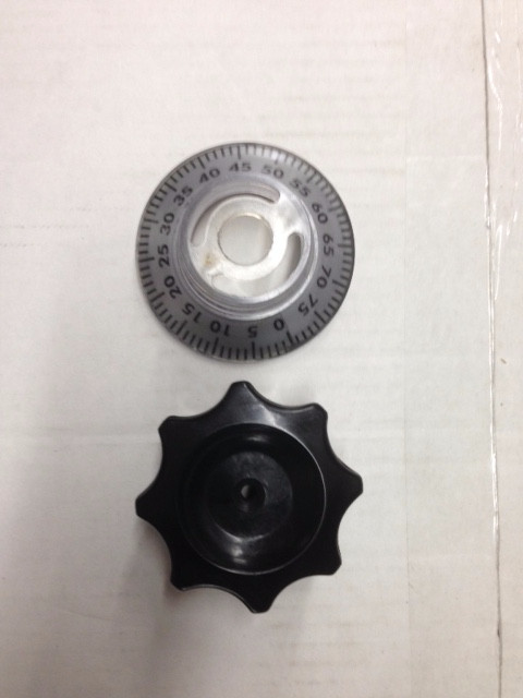 Hobart index knob (part 114214) and dial assembly (part 118175) sold together