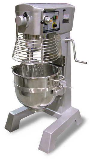 2 HP Hobart Style Commercial Planetary 30 Qt Mixer with Guard and Timer