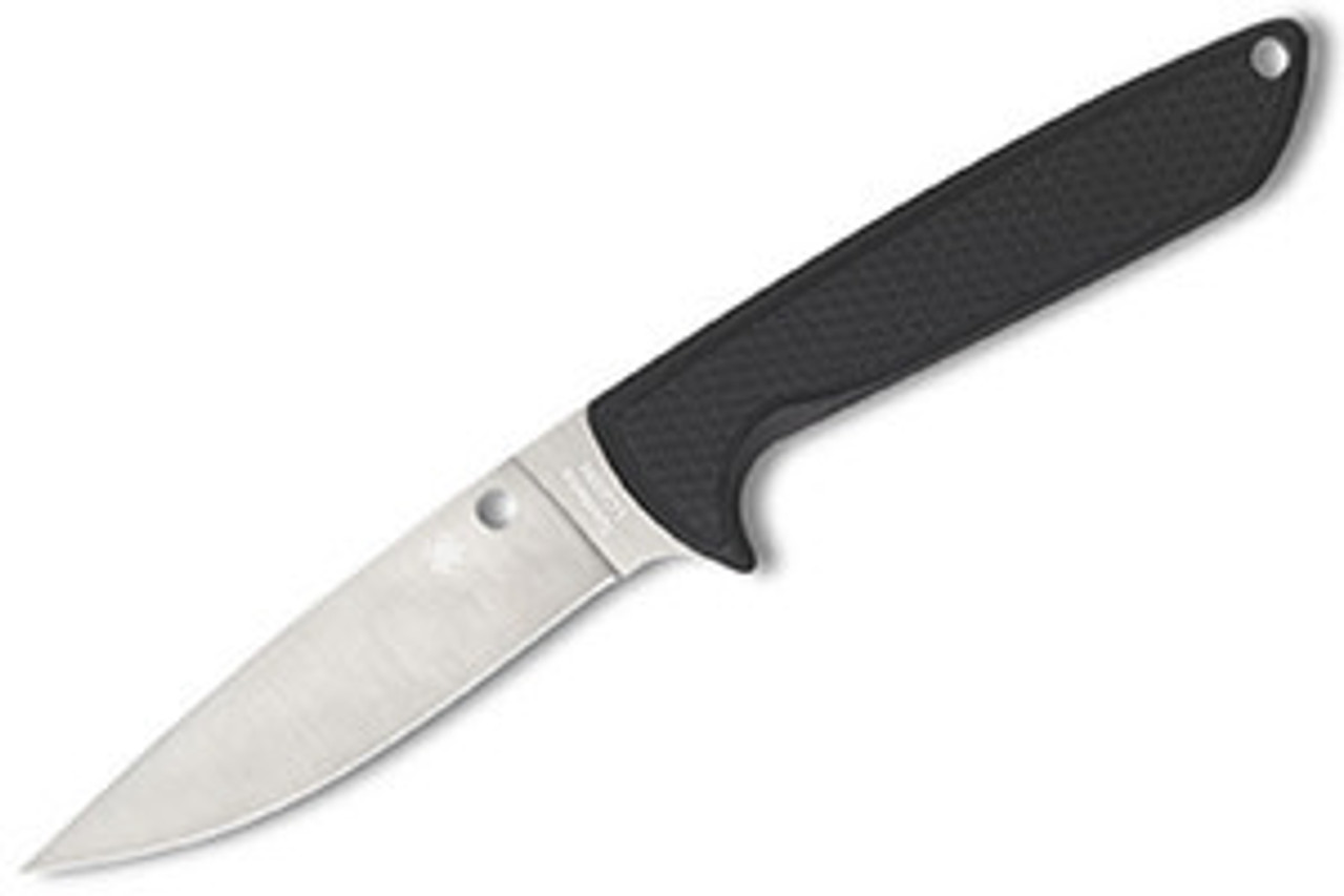 Spyderco Blunt Tip Z-Cut Green Serrated Edge Kitchen Knife For Sale