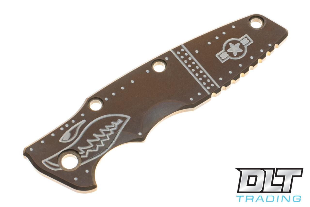 Hinderer Eklipse Smooth Titanium Handle Scale Stonewashed Bronze