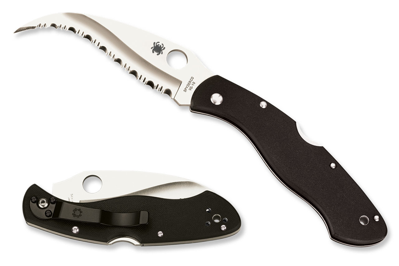 Spyderco C12GS Civilian Fully Serrated