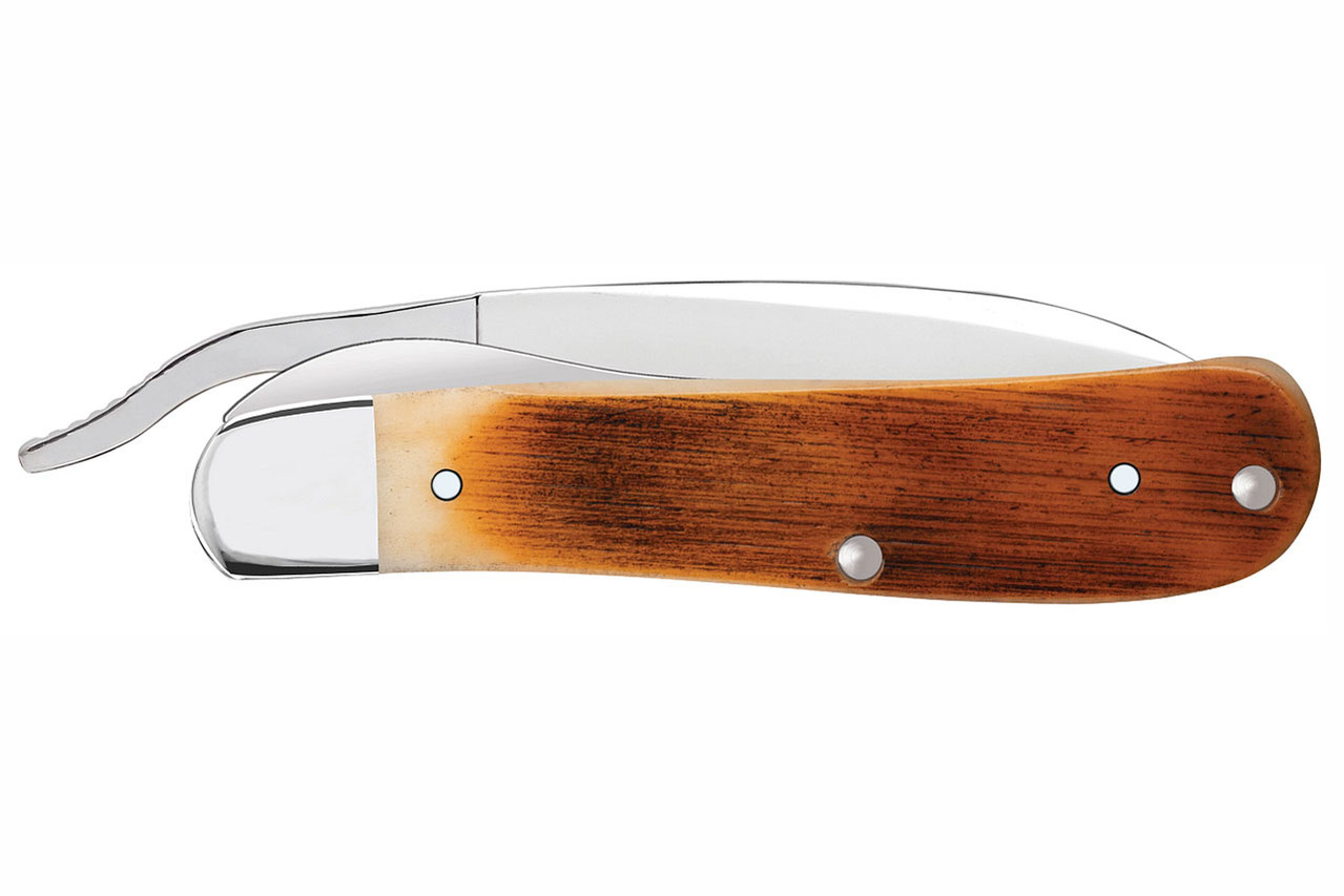 Case Barehead Russlock Amber Sawcut Jigged Bone - DLT Trading