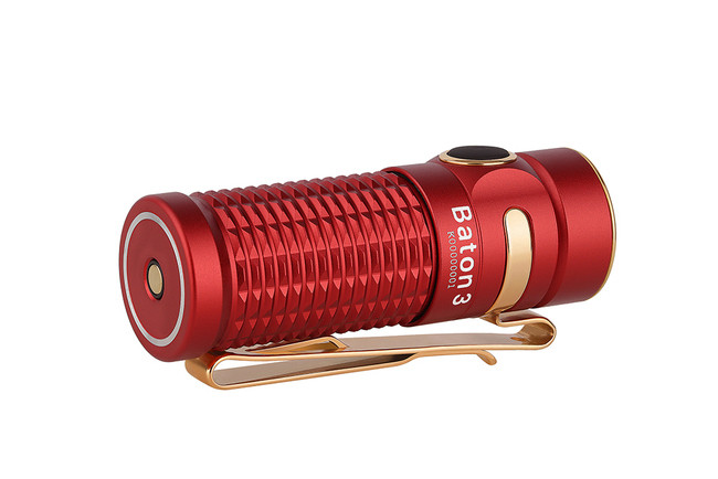 Olight Baton 3 Premium Edition - Red - DLT Trading