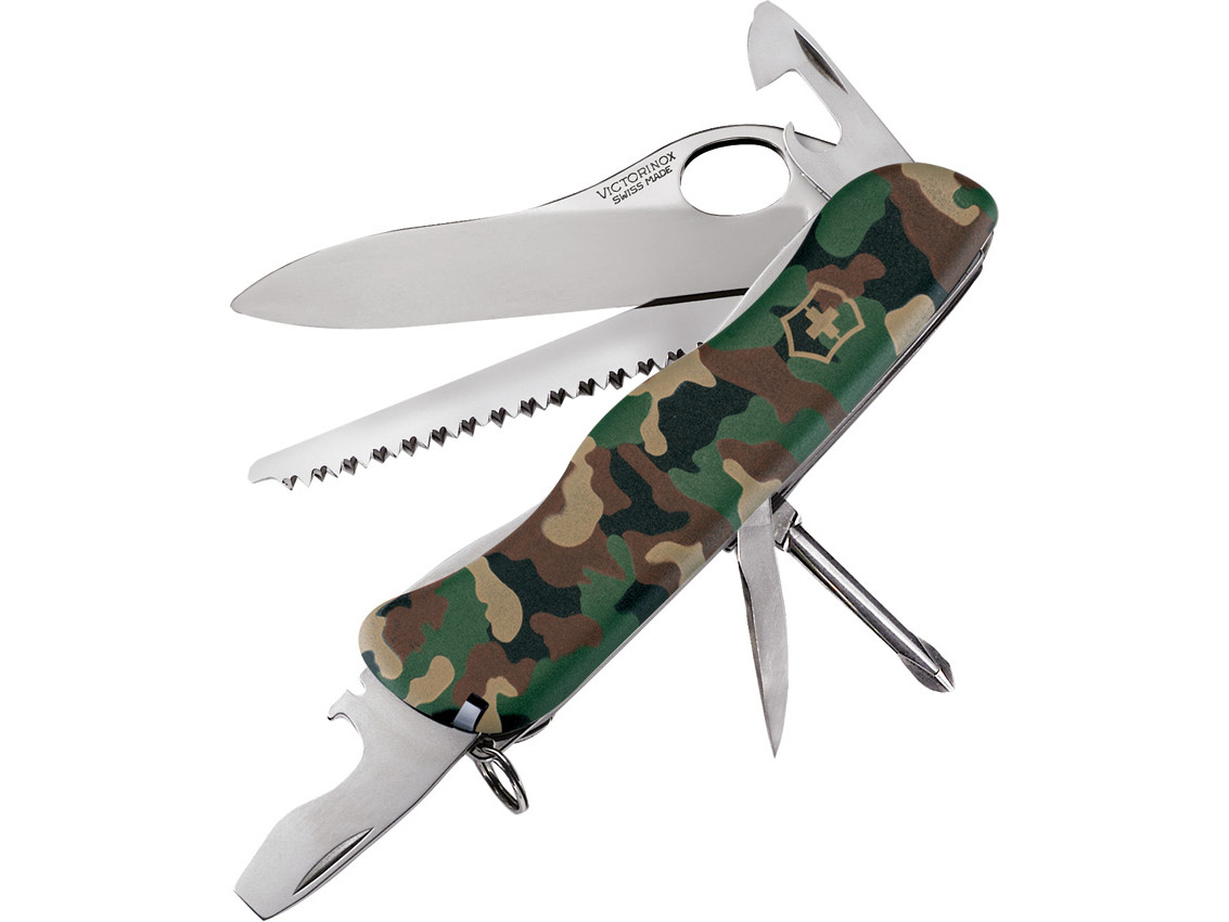 Swiss Army One Hand Trekker NS Camo DLT Trading