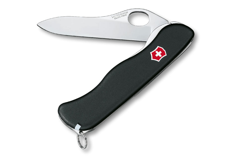 Swiss Army One Hand Sentinel with Clip - Non Serrated - DLT Trading