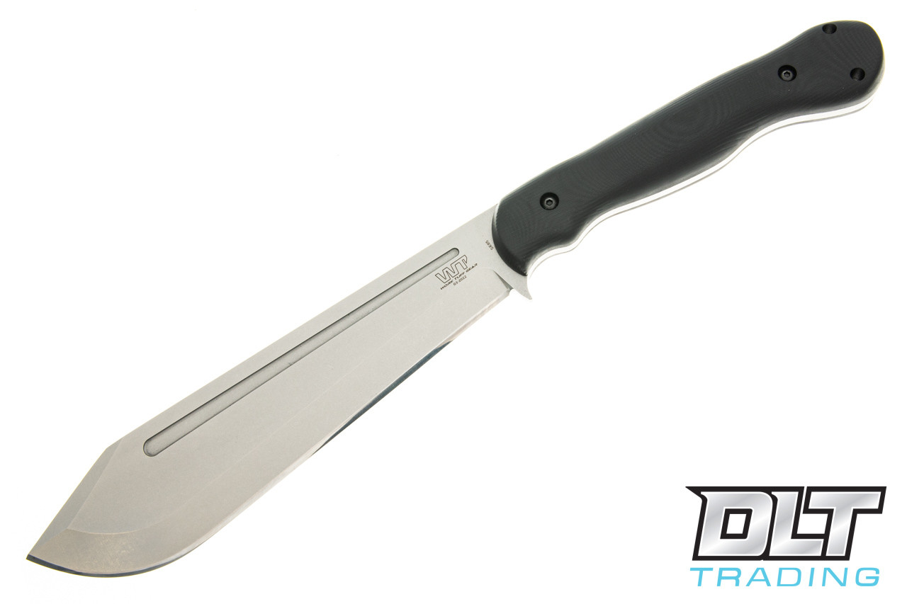 WTG JXV - Black G-10 - Stonewashed Blade - DLT Trading