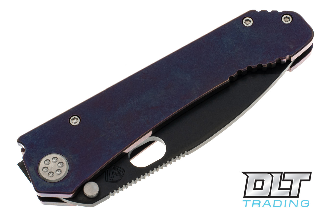 Medford 187 DPT - PVD S90V - Violet Anodized Titanium - DLT Trading