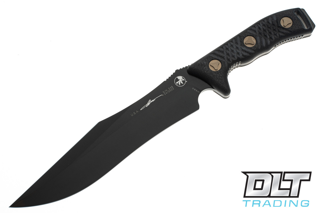 Microtech 104-1DLCCFS Arbiter - Carbon Fiber - DLC Blade
