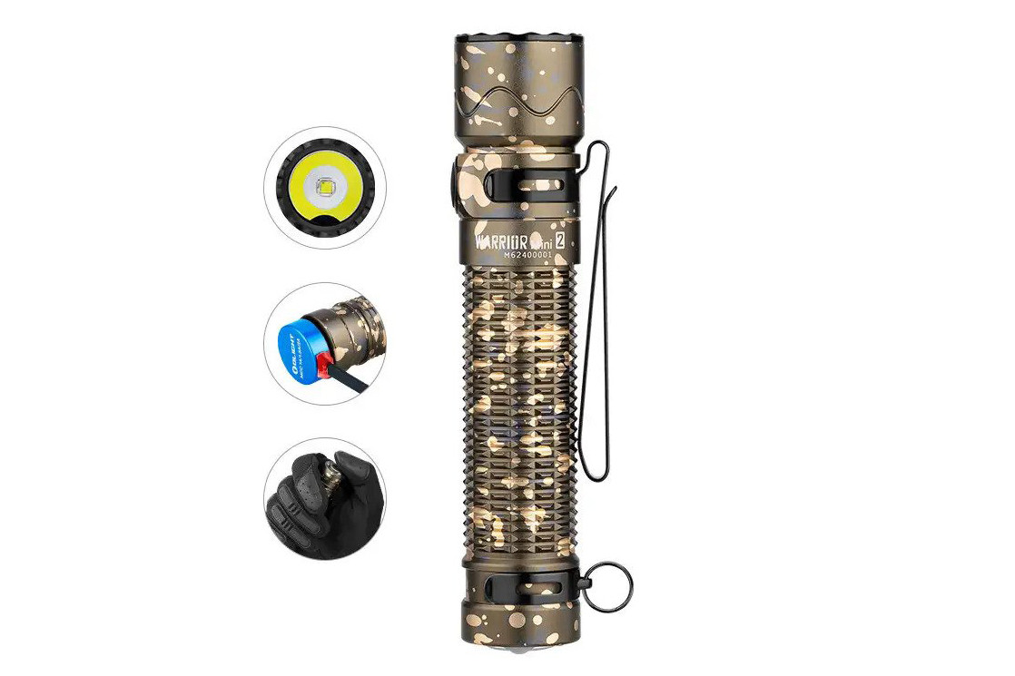 Olight Warrior Mini 2 - Desert Camouflage - DLT Trading