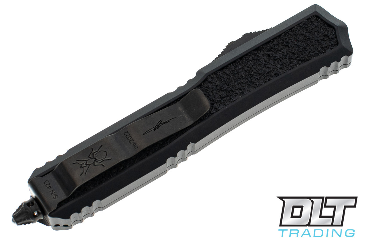 Microtech 206-1DLCTSH Makora D/E - Black Handle - DLC Blade - DLT