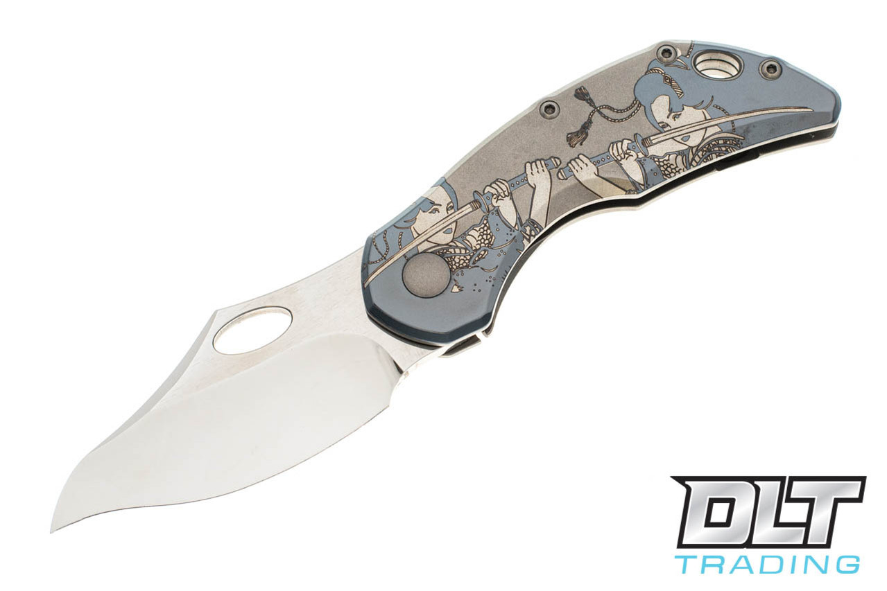 Olamic Cutlery Busker Vampo - Polished Blade - Japanese Laser Art