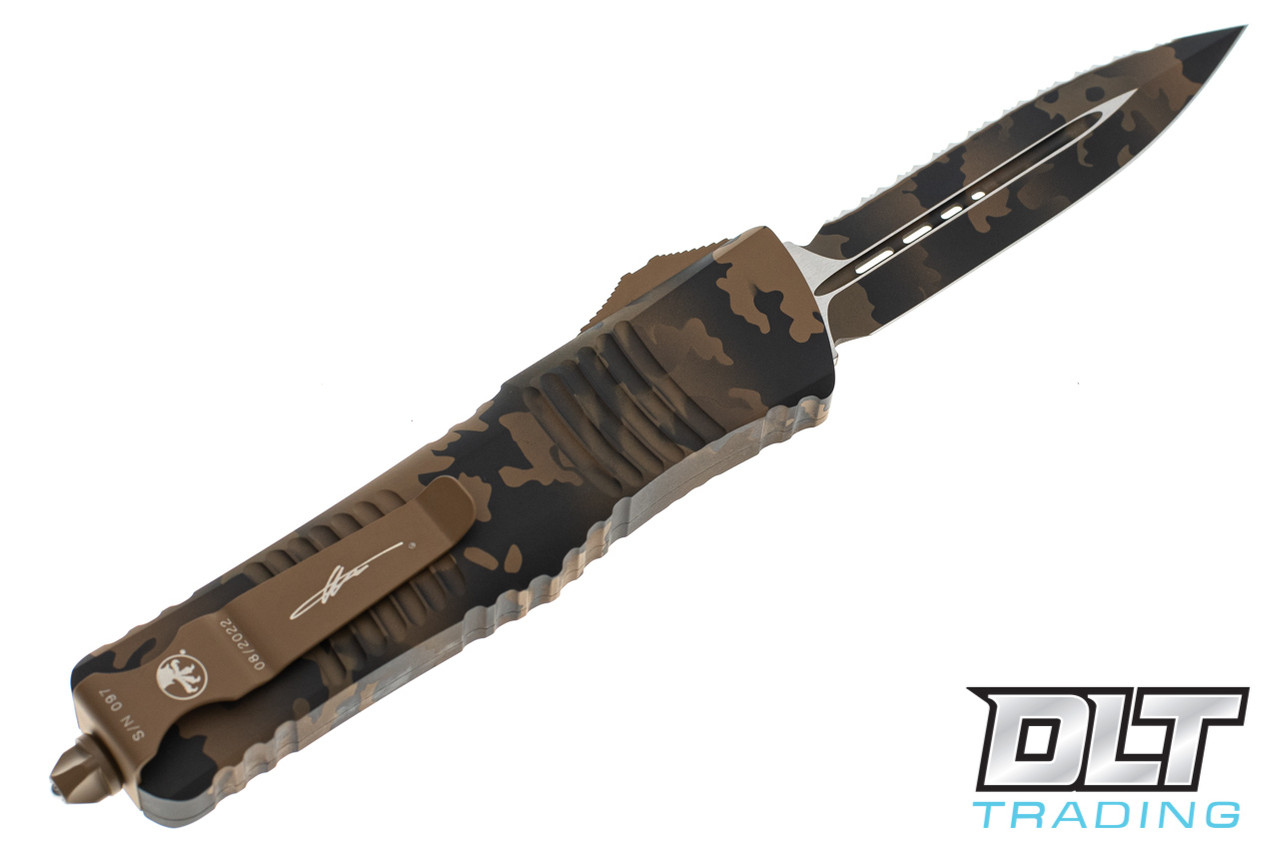 Microtech Combat Troodon D/E - Coyote Camo Handle - Coyote Camo Blade ...
