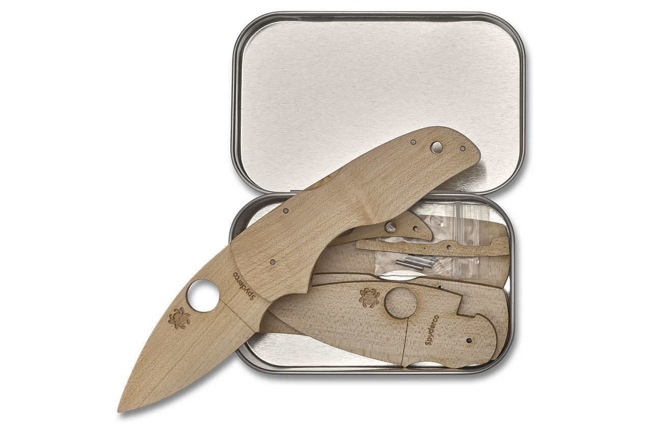 Spyderco WDKIT2-C230 Wood Kit Lil' Native