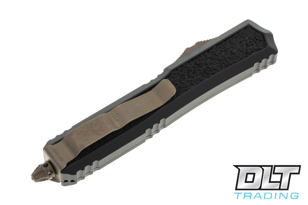 Microtech 206-13APS Makora D/E - Black Handle - Bronze Apocalyptic