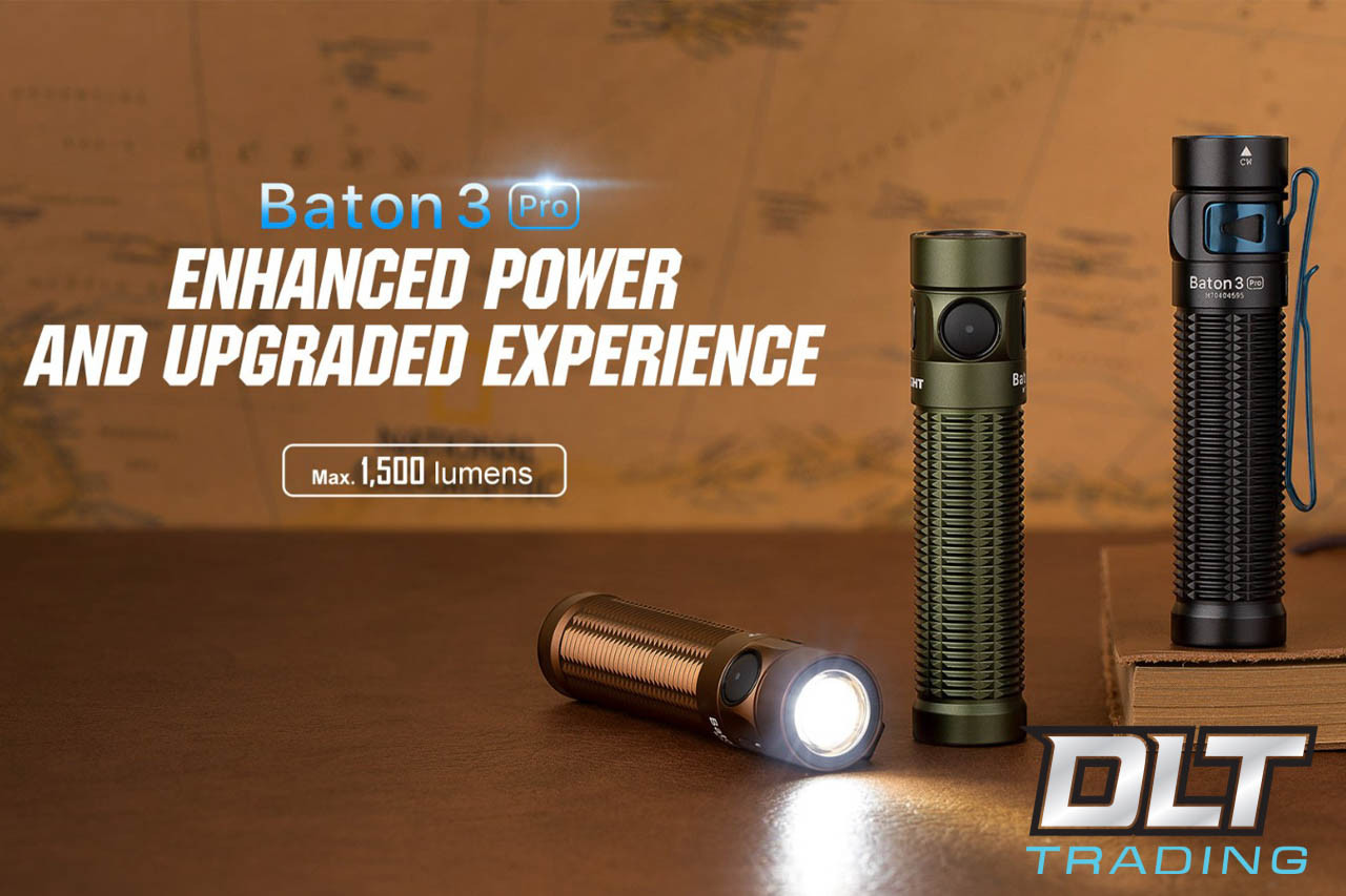 Olight Baton 3 Pro - OD Green - Cool White - DLT Trading