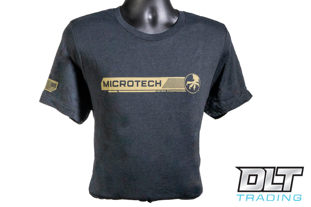 Microtech Tshirt Grey with Tan Large DLT Trading