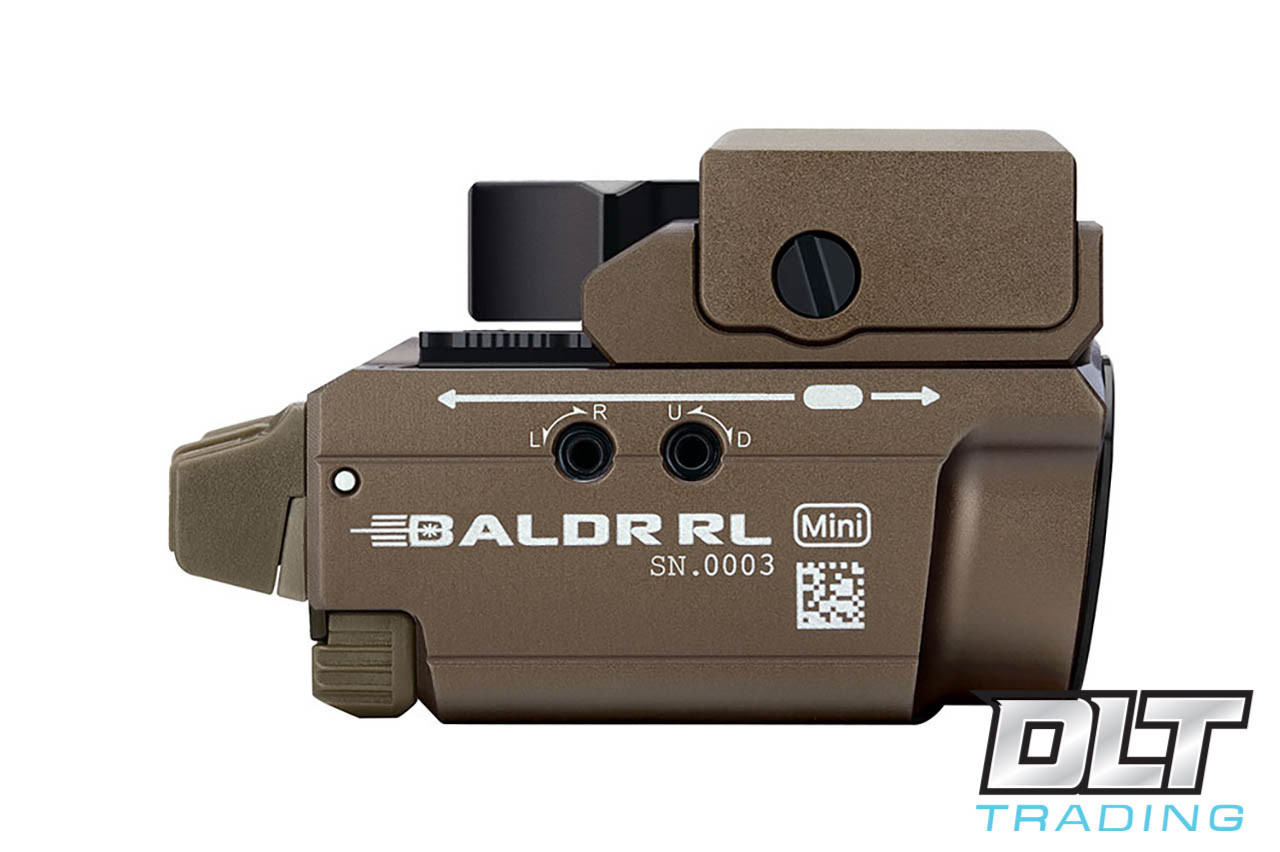 Olight Baldr RL Mini - Red Laser - Desert Tan - DLT Trading
