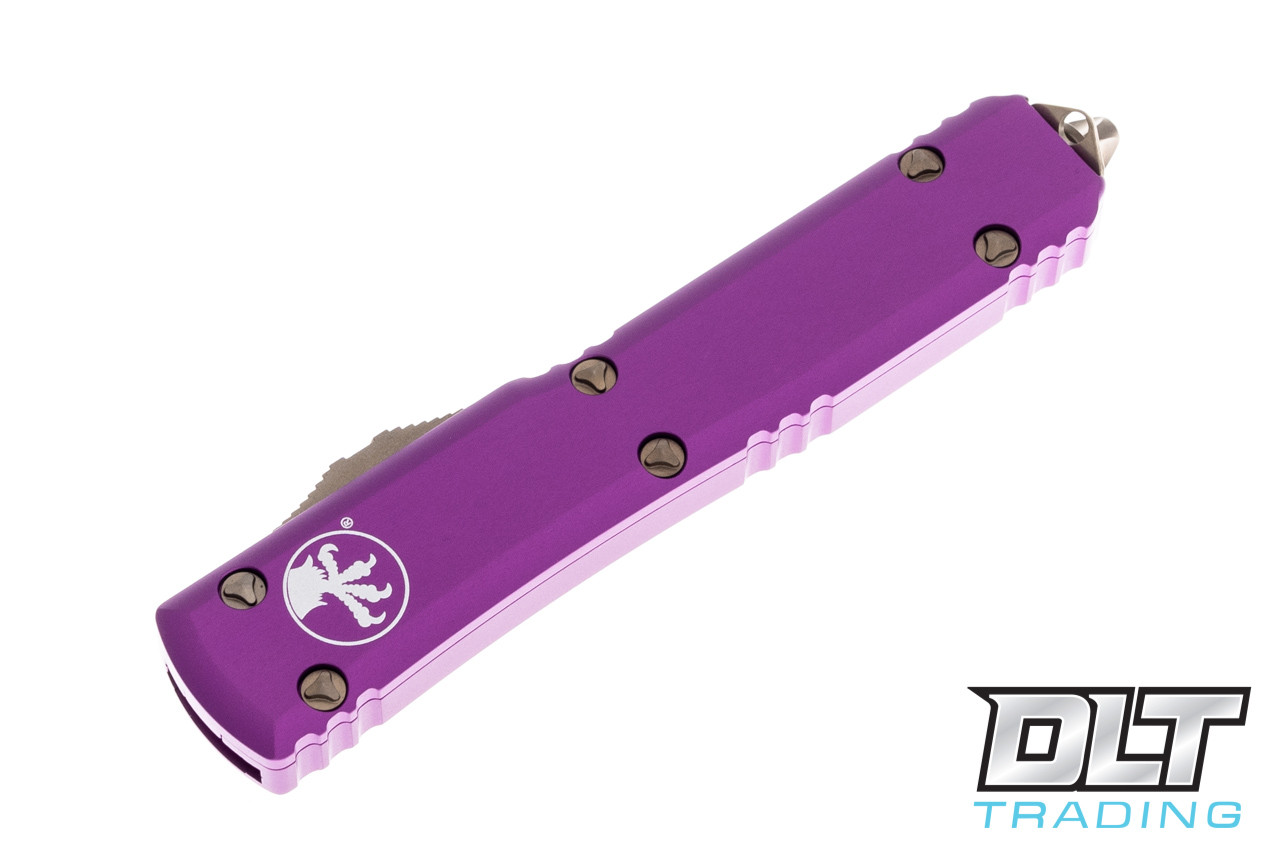 Microtech Ultratech Spartan - Violet Handle - Bronze Blade