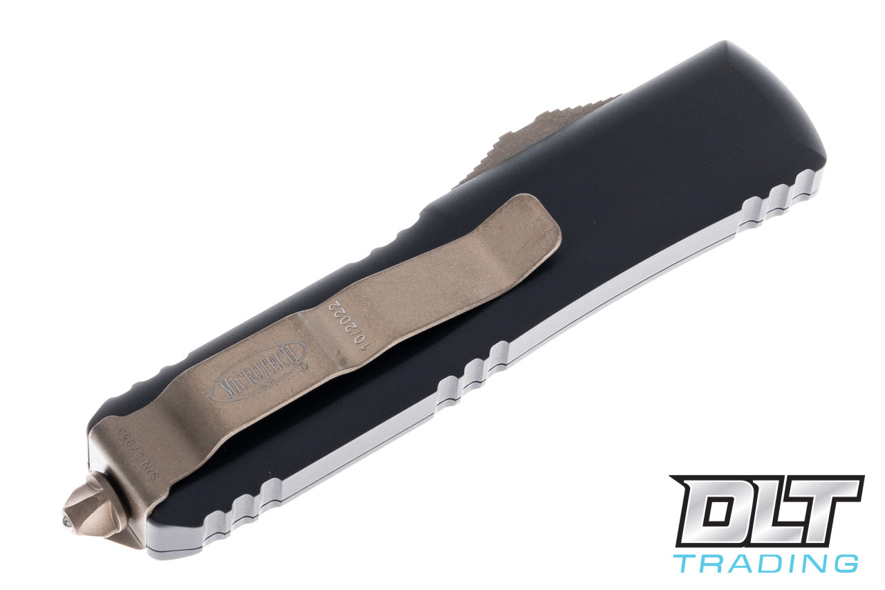 Microtech UTX-85 T/E - Black Handle - Bronze Apocalyptic Blade