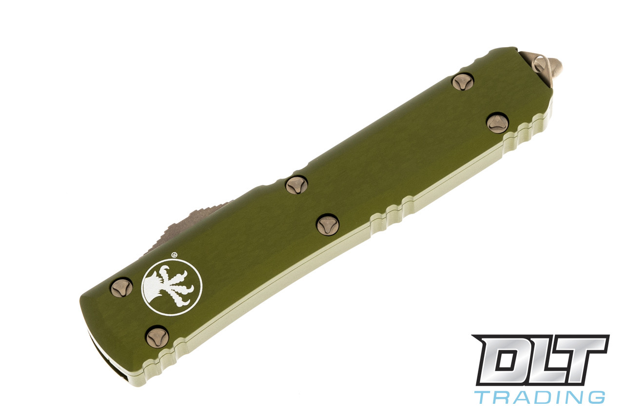 Microtech Ultratech T/E - OD Green Handle - Bronze Blade