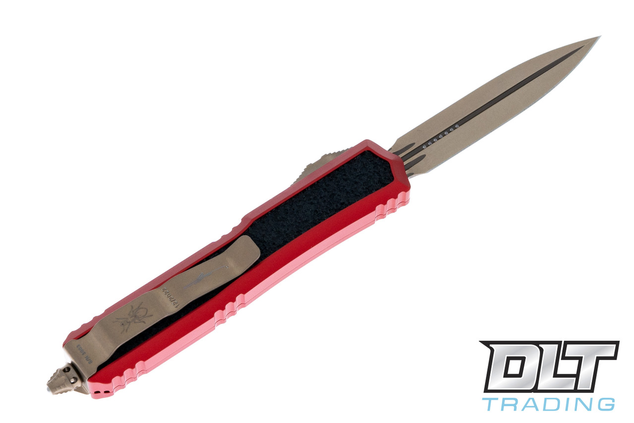 Microtech 206-13RDS Makora D/E - Red Handle - Bronze Blade