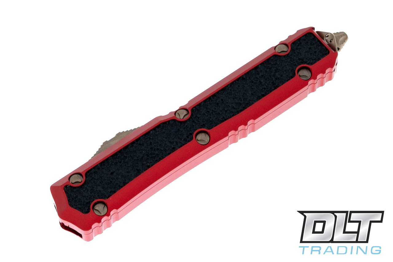 Minoaka☆ブラック×レッド Microtech 206-13RDS Makora D/E - Red Handle - Bronze Blade