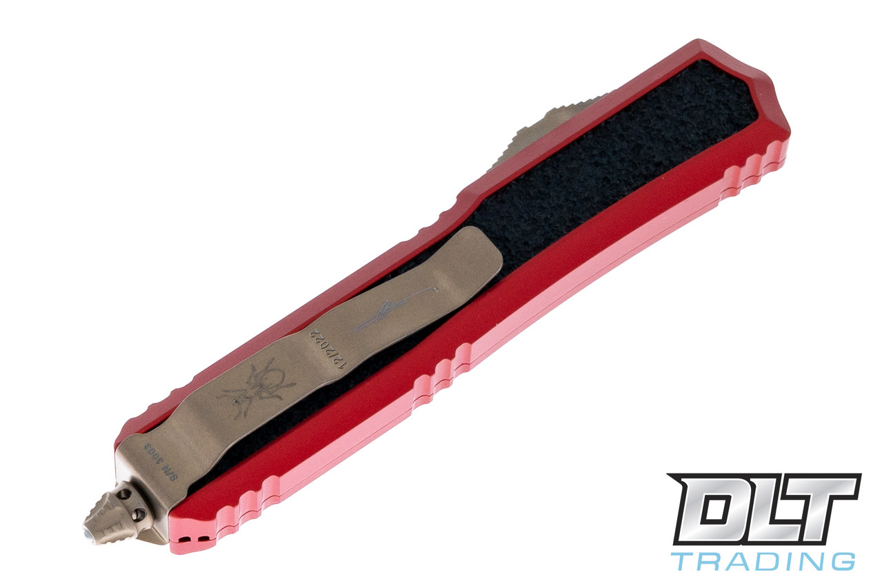 Microtech 206-13RDS Makora D/E - Red Handle - Bronze Blade