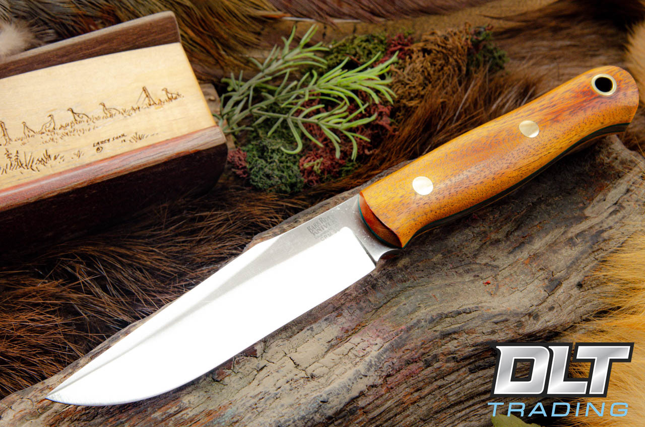 Bark River Ultra Lite Field Knife Osage Orange - Green Liners