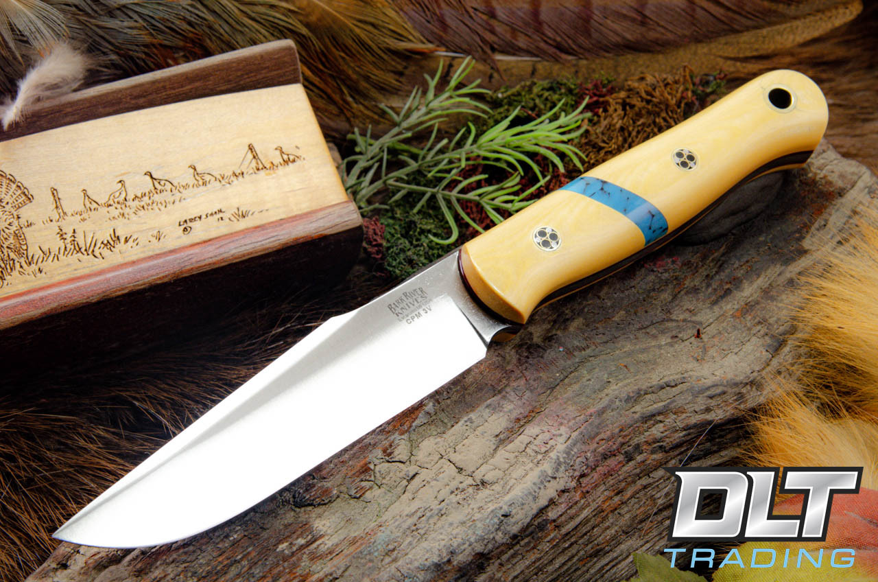 Bark River Ultra Lite Field Knife Antique Ivory Micarta 