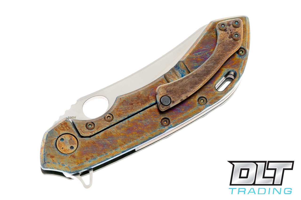 Olamic Cutlery Wayfarer 247 Mouflon - Satin - Fat Carbon Green