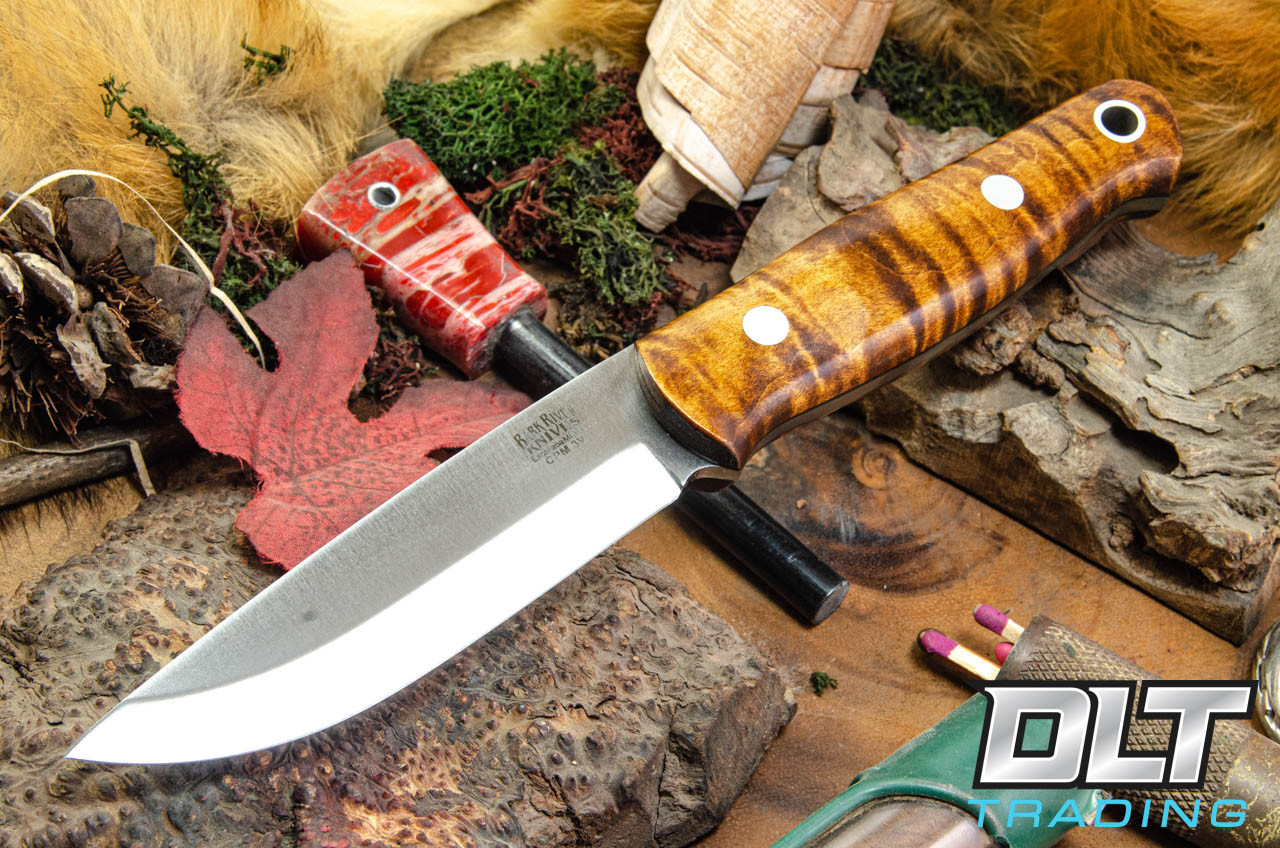 Bark River Bushcrafter II Dark Curly Maple - Black Liners #1