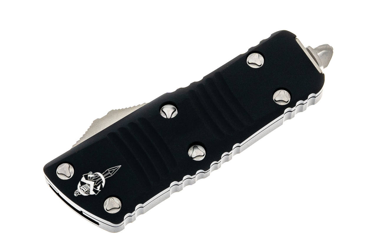 Microtech 819-10S Mini Troodon Hellhound - Black Handle