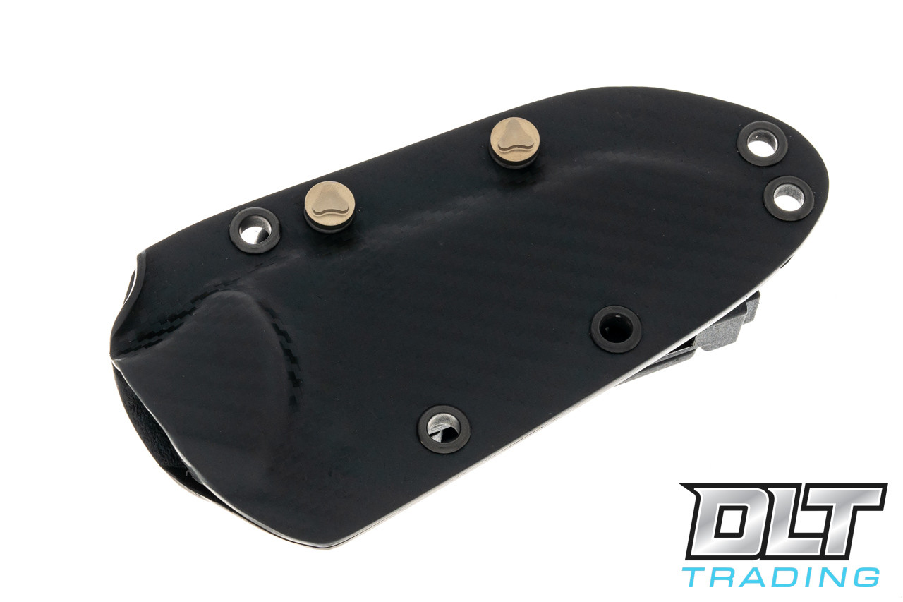 Microtech 93M1DLCCFS Alpha Mini Carbon Fiber Black DLC Blade Signature