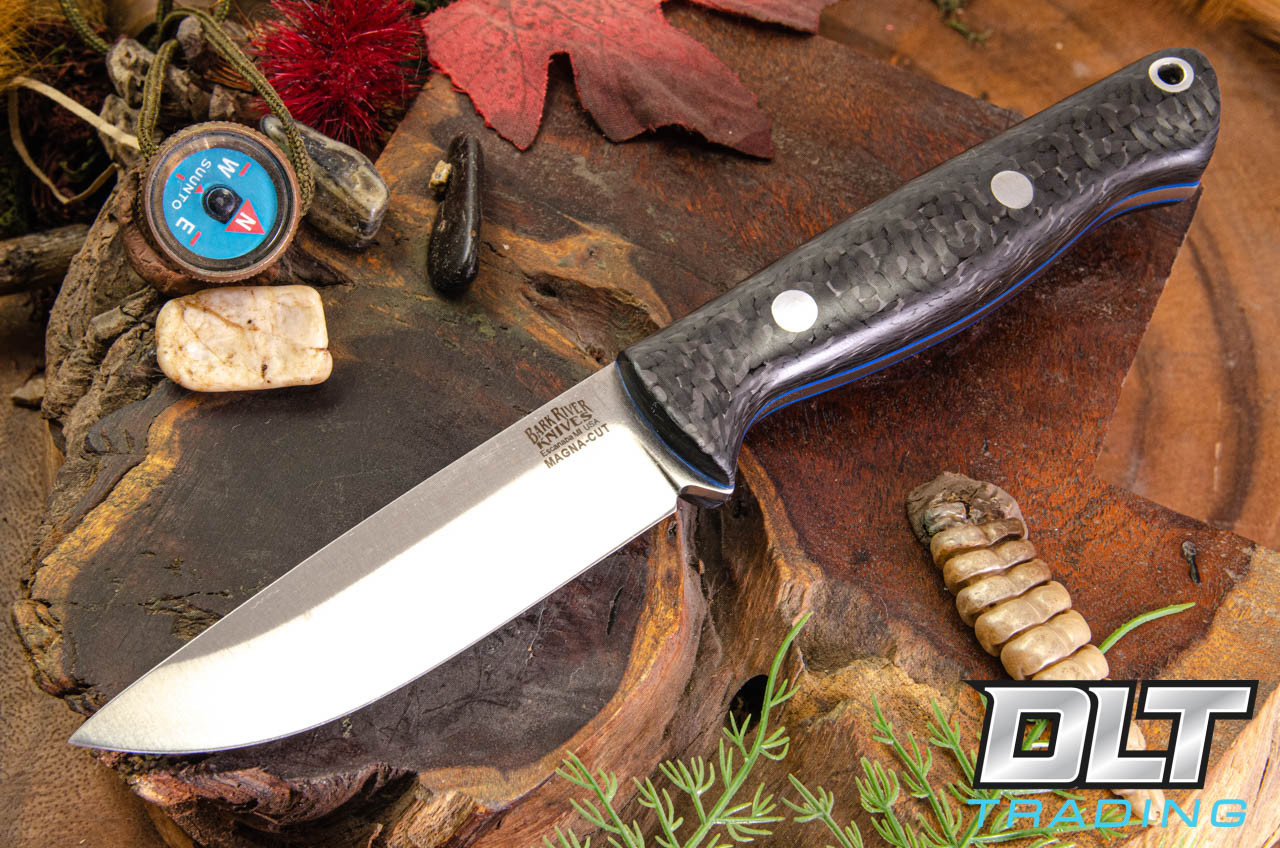 Bark River Mini Gunny MagnaCut Carbon Fiber - Blue Liners