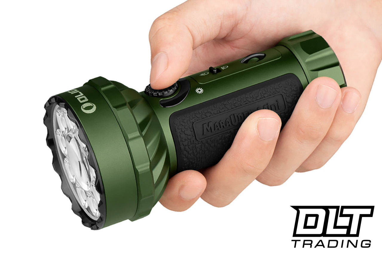 Olight Marauder Mini Powerful Led Flashlight - OD Green - DLT Trading