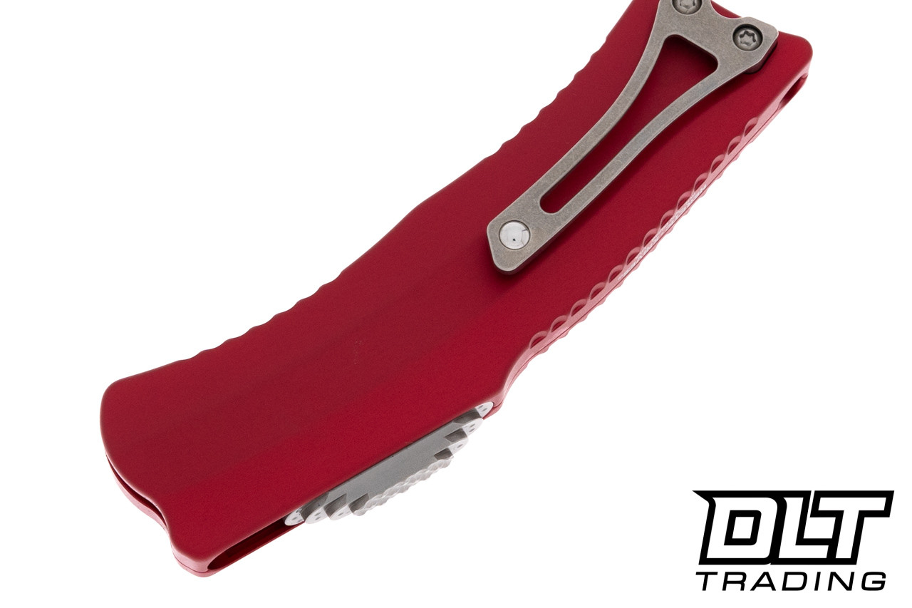 Heretic ROC Red - Hawkbill OTF MagnaCut Stonewash Blade