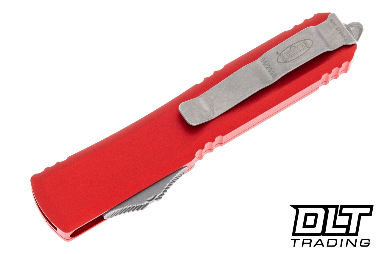 Microtech Ultratech S/E - Red Handle - Apocalyptic Blade