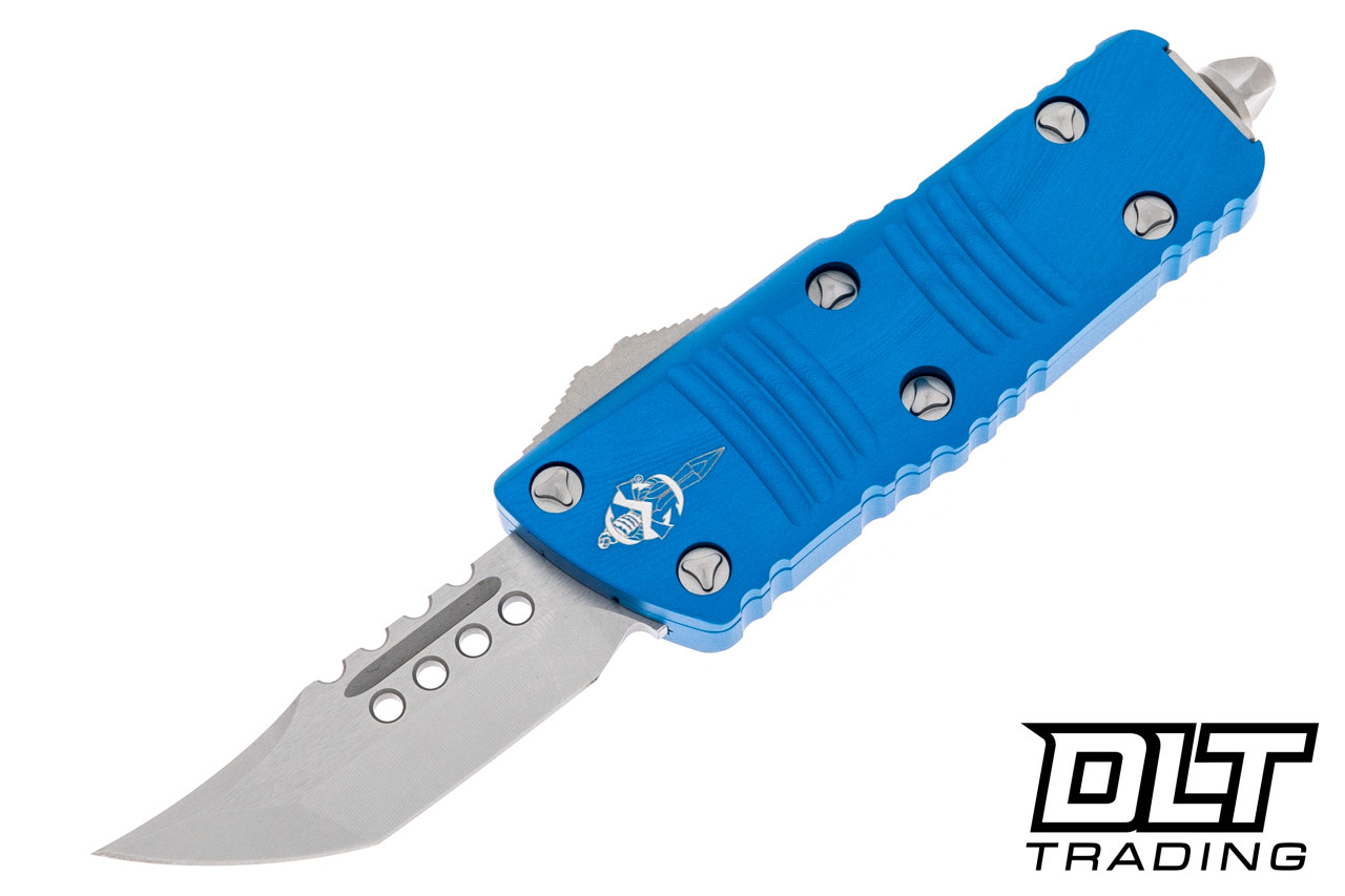 MINOR THREAT7インチ Microtech 819-10BLS Mini Troodon Hellhound - Blue Handle